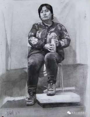 【泉威教學(xué)】北京三皇垚畫室丨素描全身像 作品展示