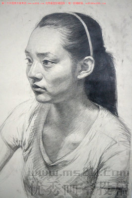 北京歷史畫(huà)室,美術(shù)高考素描頭像投稿作品2013112509